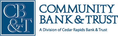 Logo for sponsor Community Bank and Trust